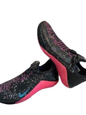 NIKE React Metcon AMP Athletic Shoe Men Size 10 Black Blue Fury Fire Pink Retro